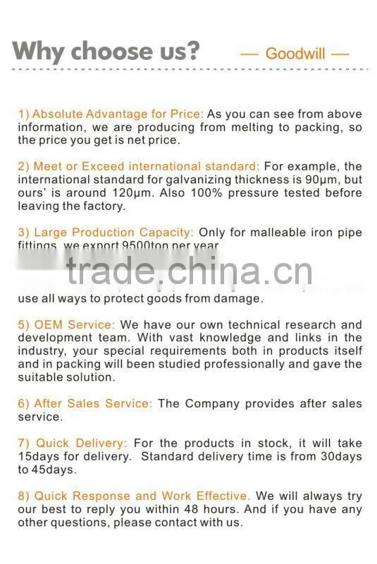 ANSI cast iron pipe fittings plugs