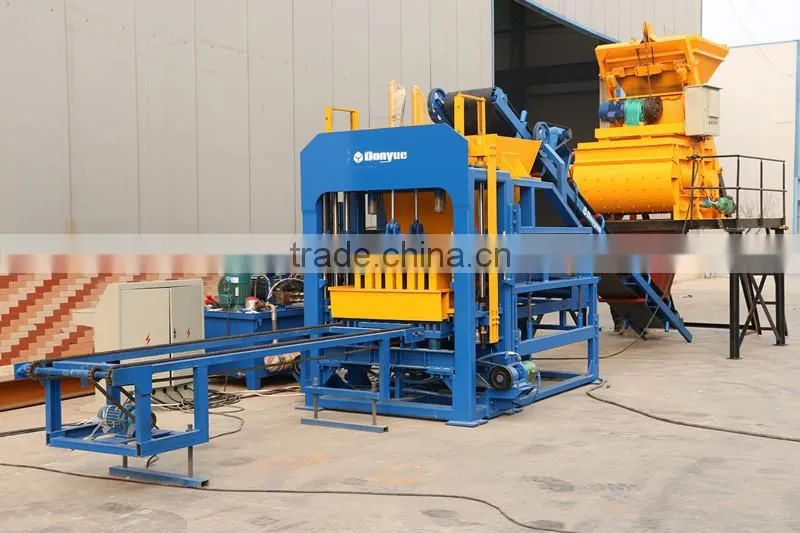 Turkish full automatic hydraulic pressure block making machine qt4-15