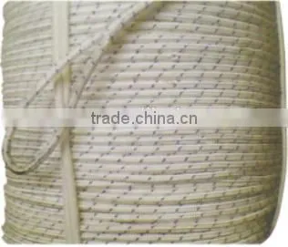 High strength double braied nylon pulling rope,polyethylene rope