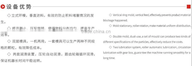 New biomass straw pellet machine/straw pellet mill