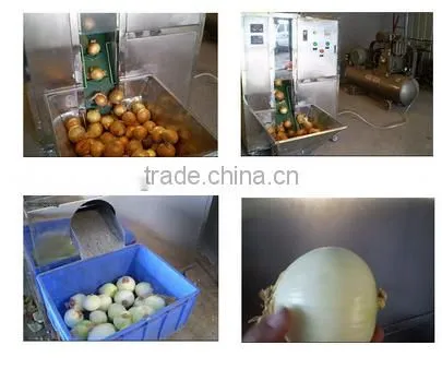 onion processing plants,commercial onion peeler with cut tuber machine