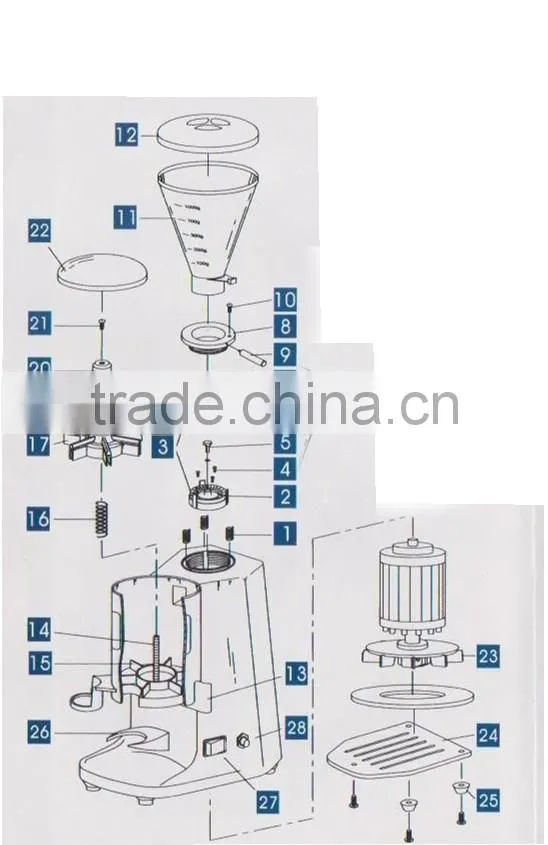 electric coffee grinding machine,coffee bean grinding machine,grinding machines for coffee