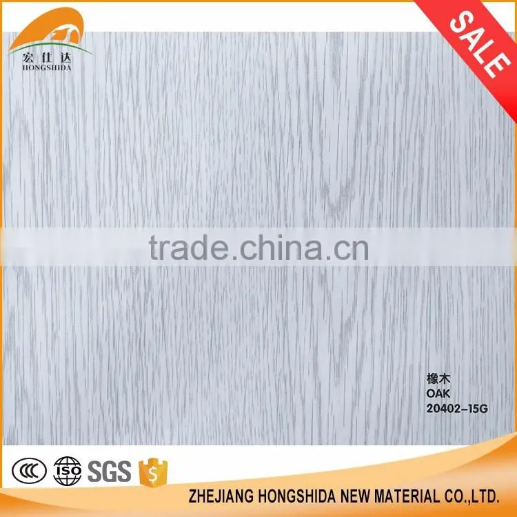 Removable pvc wooden grainy furniture film,self adhesive wallpaper