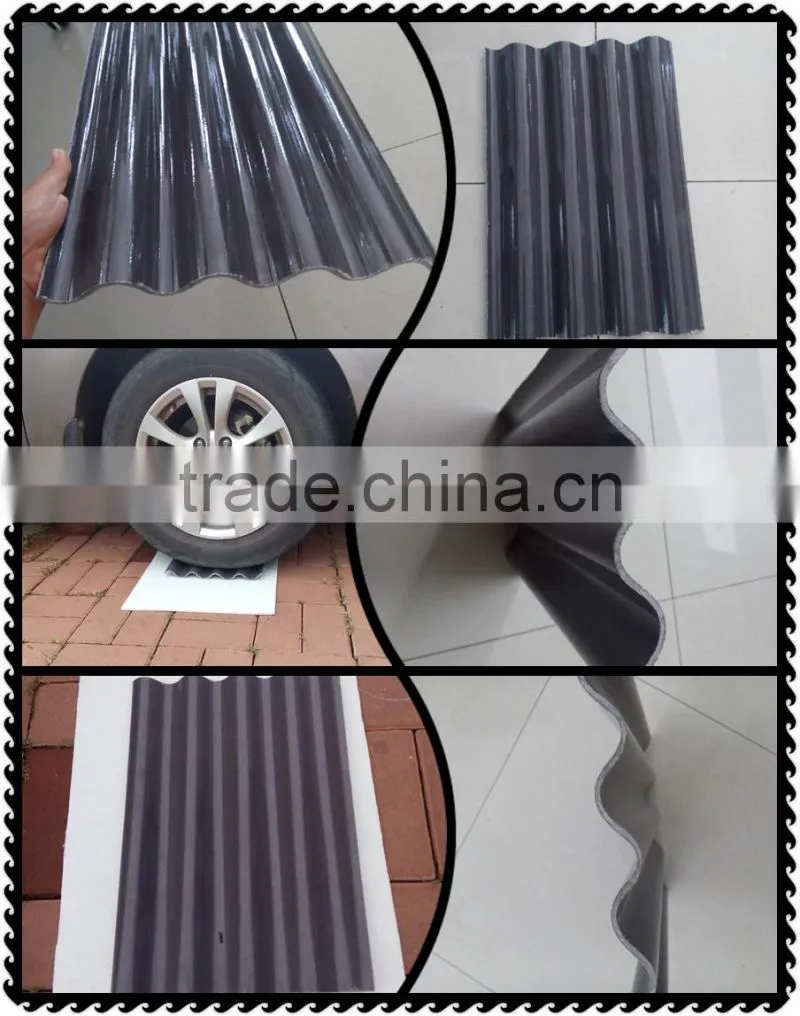 High stength low weight FRP roofing sheet