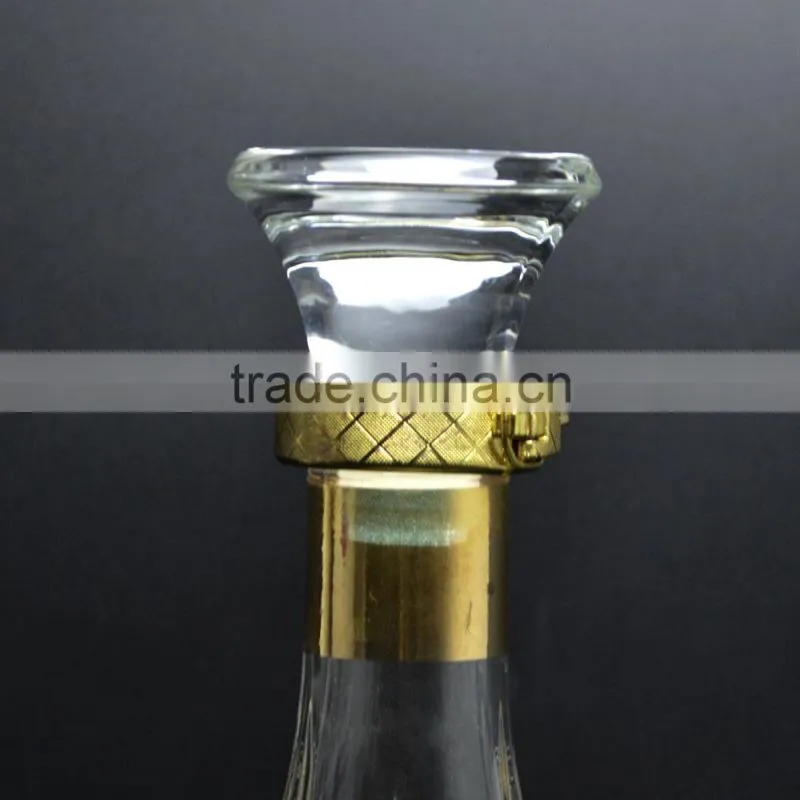 Wine glass bottle vodka/whiskey bottle hot sale glassware custom designed