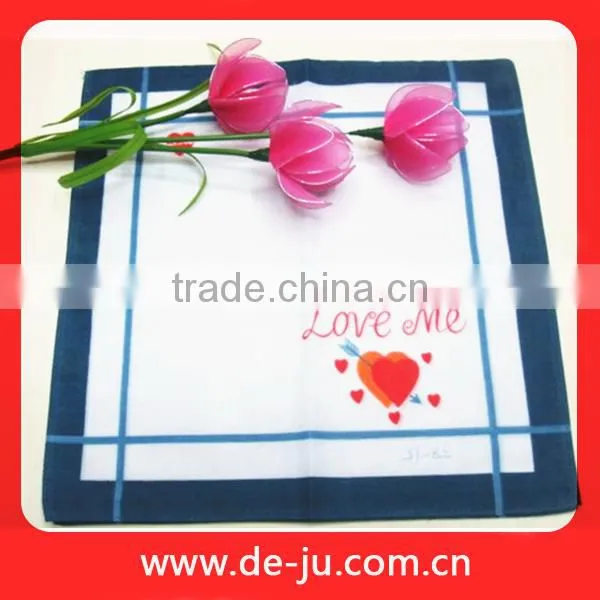 Embroidered Printing Pattern Wholesale Gauze Handkerchief