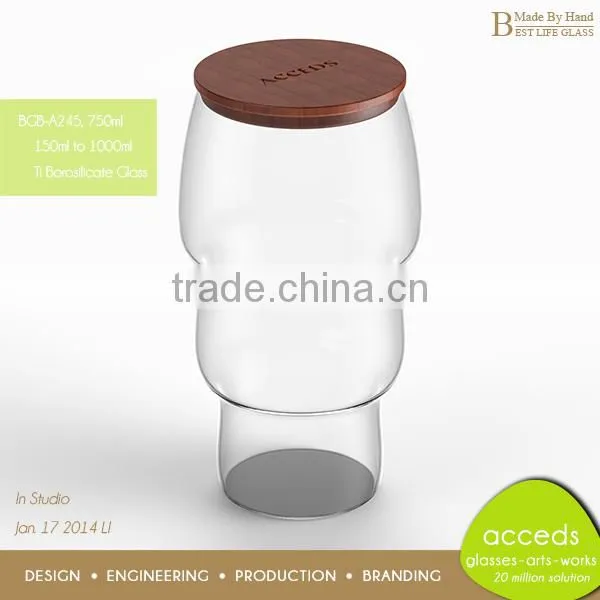 2014 Top Product Cheap Clear Glass Candy Jar