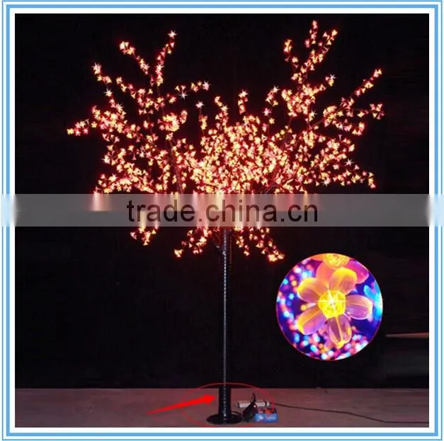 Artificial peony flower tree with lights