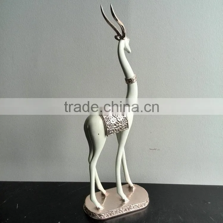 Resin reindeer figurine