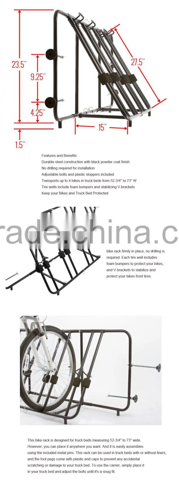 Bike vehicle storage rack