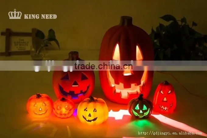 24 inch new plastic LED based acrylic pumpkin halloween decorations