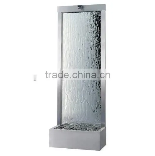 glass waterfall english style home decoration