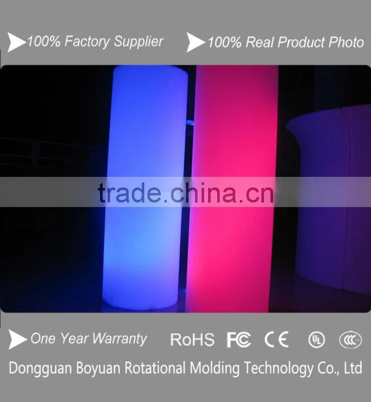 Colorful outdoor and indoor inflatable light cylinder with led,inflatable column with led light