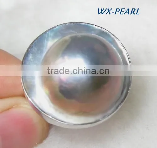 Latest Design Fashion Yellow Gold Lady Pearl Ring