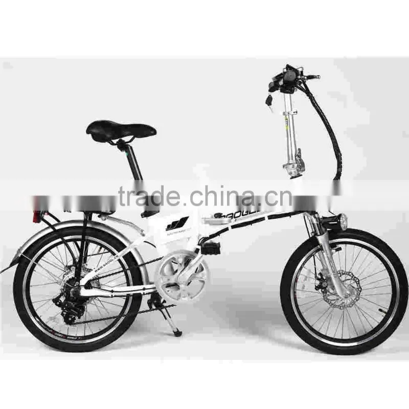 20 inch folding bicycle electric foldable bike with hidden battery