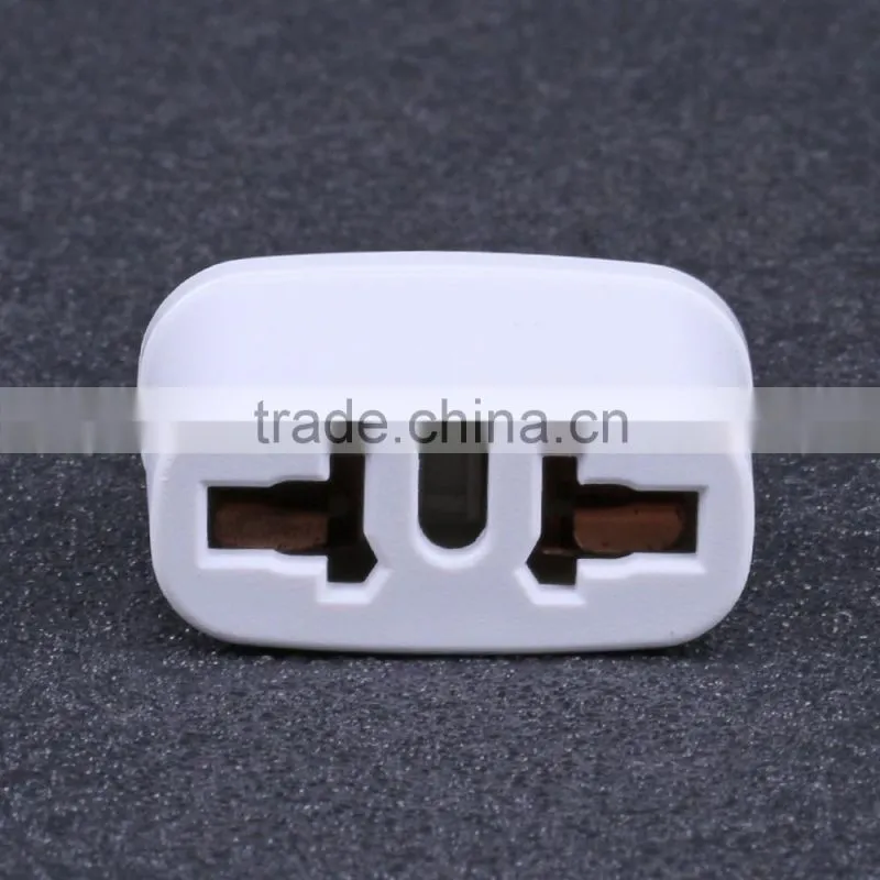 Euro to us plug travel adapter white