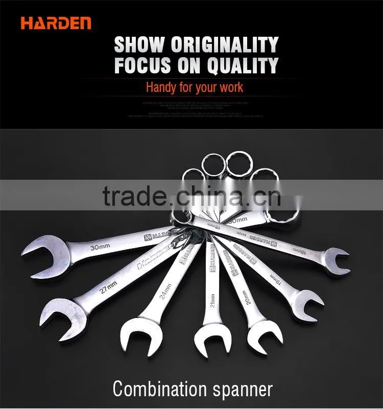 combination spanner different size chrome vanadium harden spanner tools set