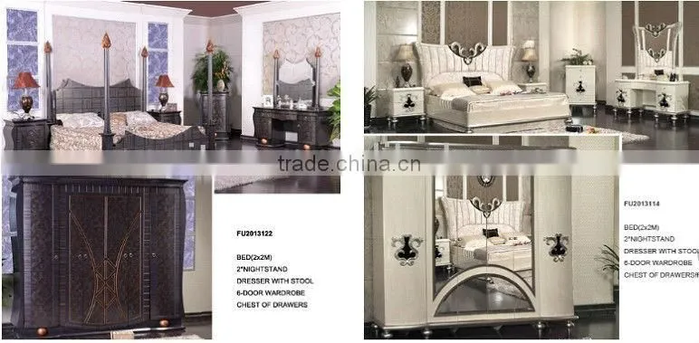 2013 year lastest design MDF European design bed