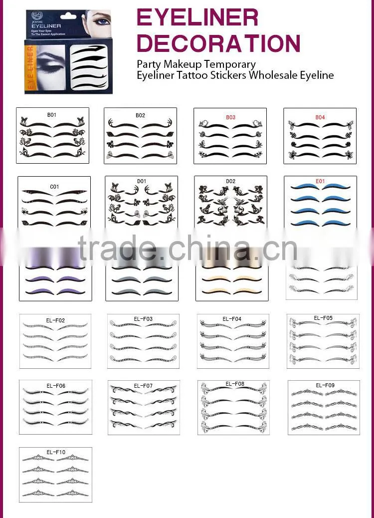 Eyeliner Eyeshadow Stickers Fashion JOYME
