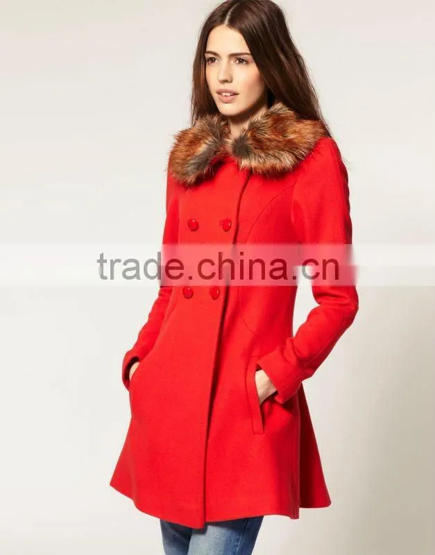 winter coats for women 2013-2014 red trench coat women ladies wool camel coat