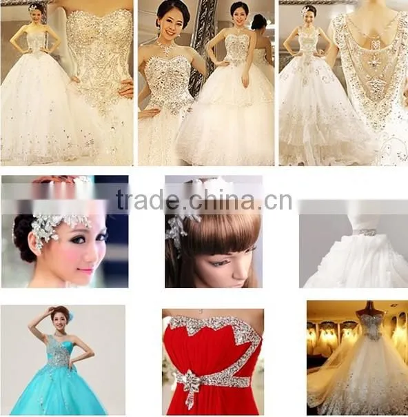 Hot sales crystal rhinestone mesh roll WRT-001