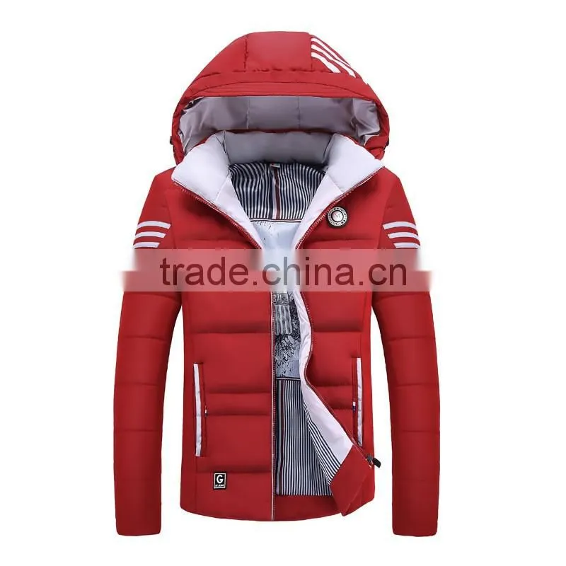 Wholesale down fashion goose feather jacket for the winter jacket men 2016
