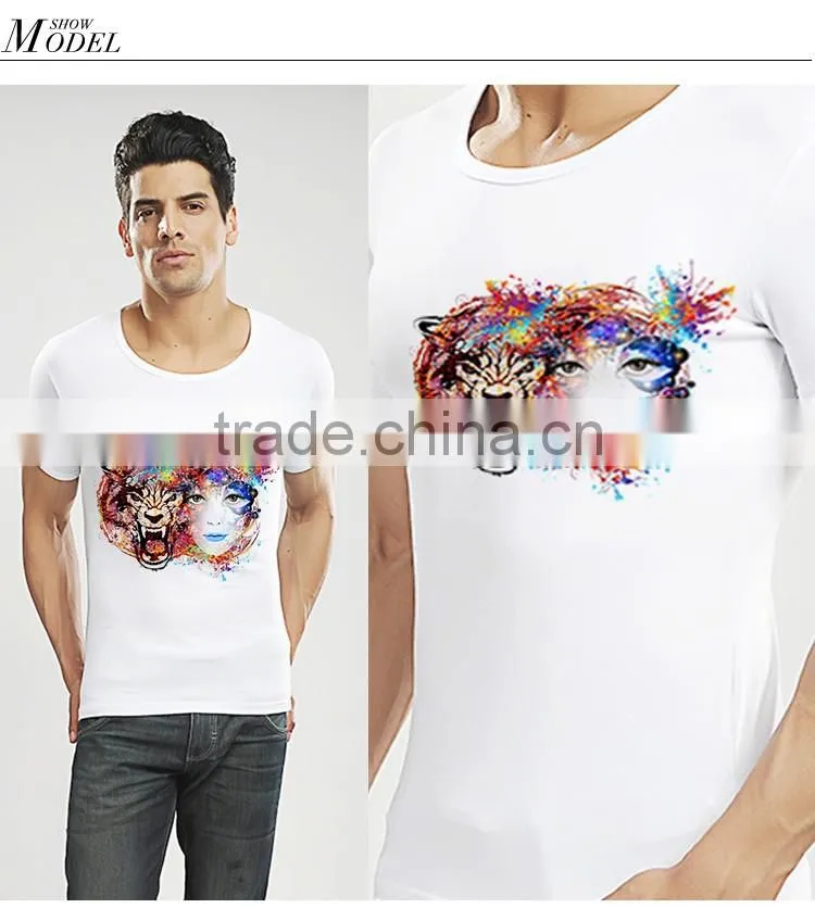100% cotton custom t shirt printing t-shirts