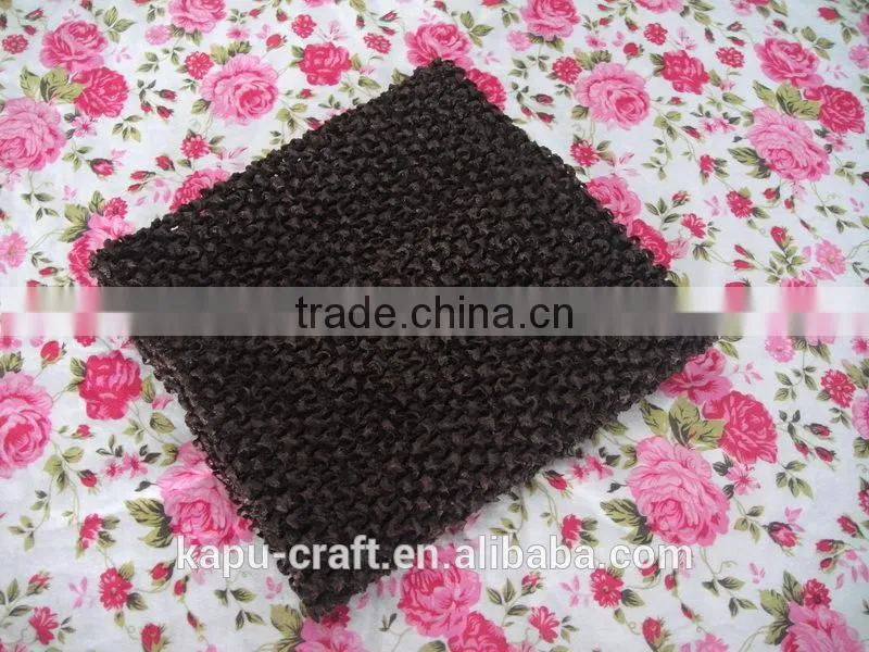 Solid color 9 inch girls crochet tube top lined crochet tube top for tutus