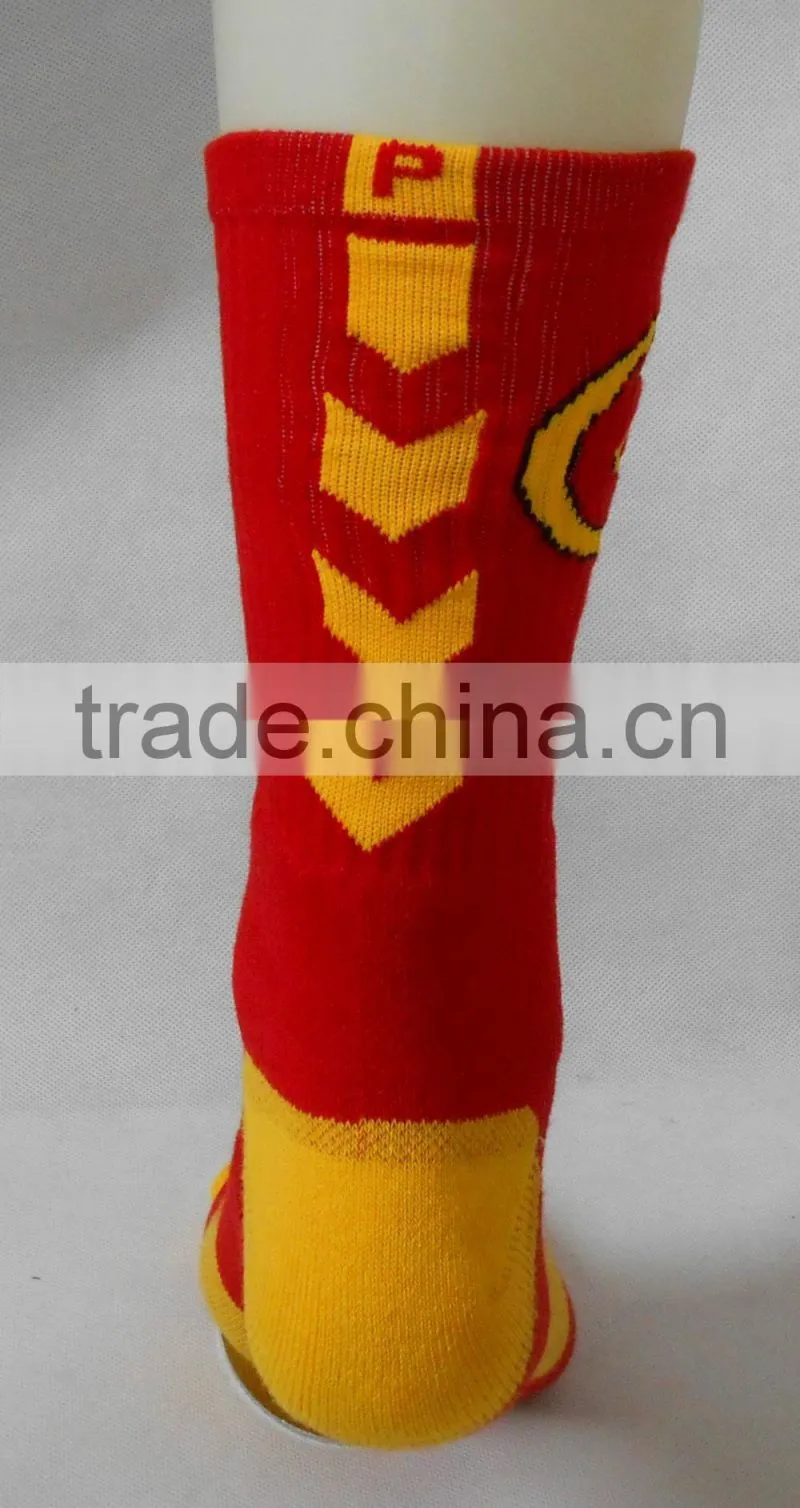 knee high quality wholesale custom basketball sport socks