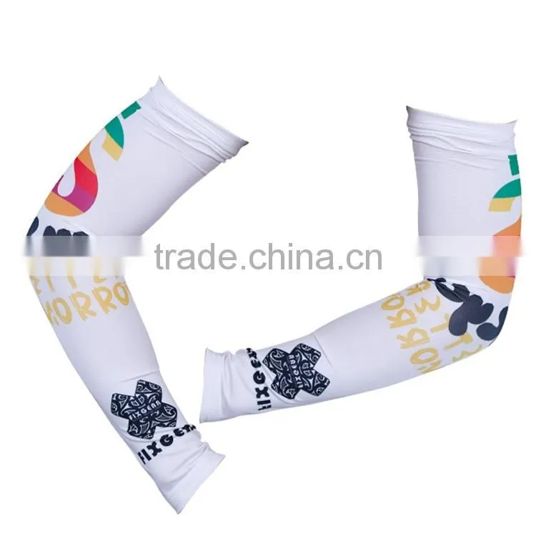 Professional custom UV-Protection lycra compression arm sleeve baseball/cycling/fishing