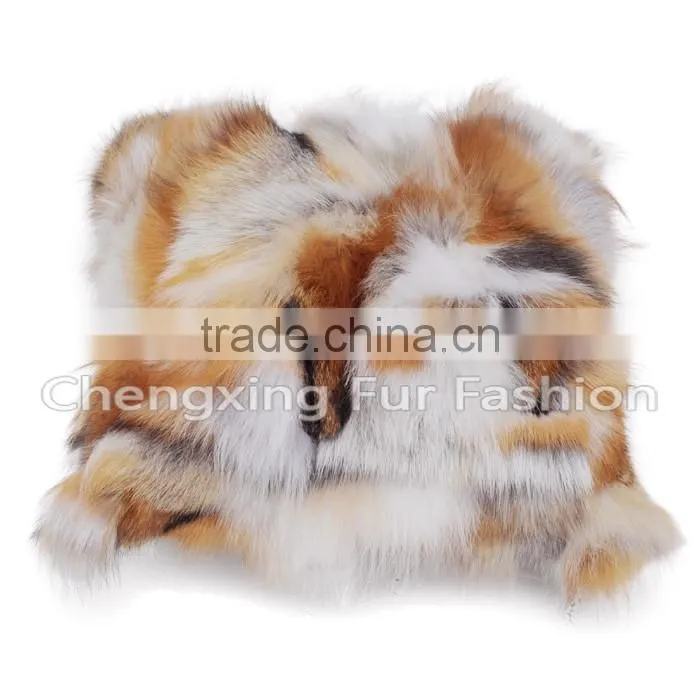 CX-D-36 Real Red Fox Fur Cushion Covers For Wholesale