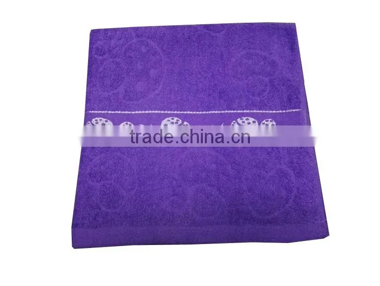 dark color high quality solid color cotton bath towels