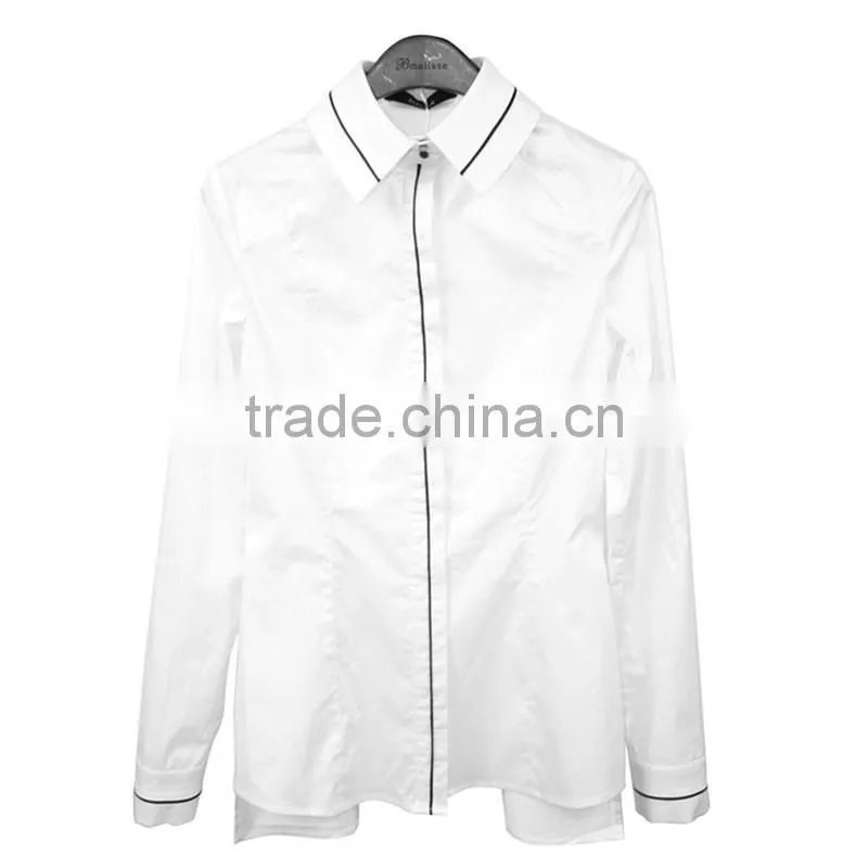 2014 2015 new design alephan man shirt custom made white shirt