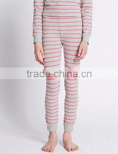 1540 100% cotton stripe children's pajamas, children's clothing
