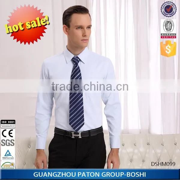 Custom 100% Cotton White Pant Shirt New Style Pant Men's Dress Shirt Design