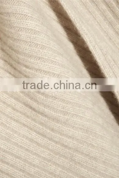 Ladies 2017 new style classic design Ribbed long Knitted Sweater cashmere oversized cardigan