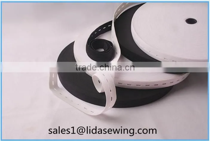 knitted technics and webbing product type buttonhole elastic rope