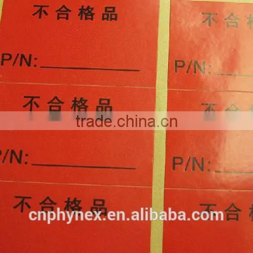 booklet label