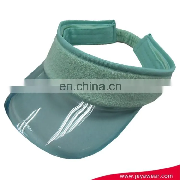 customized Promotional EVA Visor with towelling cloth