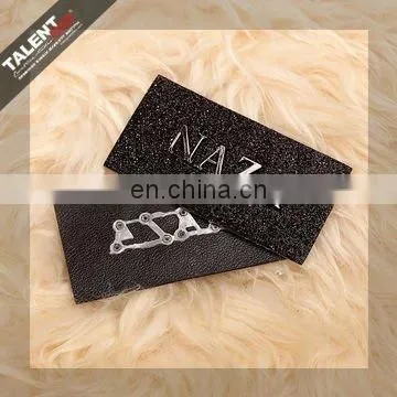 custom alloy metal logo leather patch label for jeans garment
