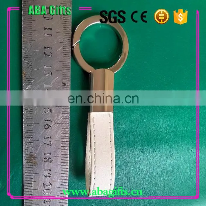 high quantity genuine leather key chain