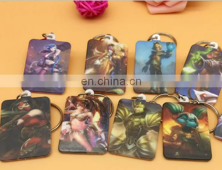 customized Digital photo keychain football soccer star movie star character keychain president election keychain