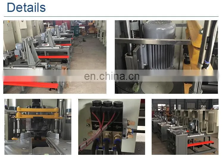 jinan high quality cnc corner cleaning machine upvc window machine