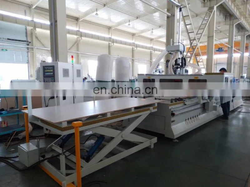MM-1325 automatic loading and unloading automatic 3d wood carving cnc router wood turning machine