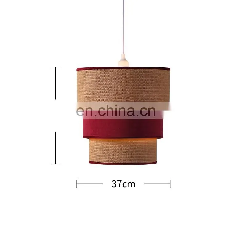 Top sale living room red indoor lighting ceiling hotel modern pendant lamps for home decor