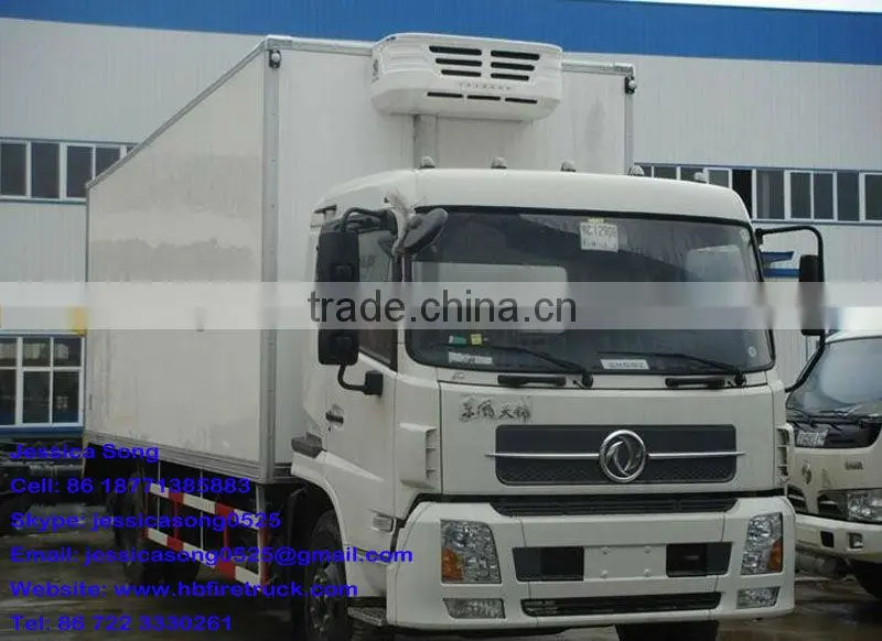 12 ton Dongfeng carrier refrigerator cold truck