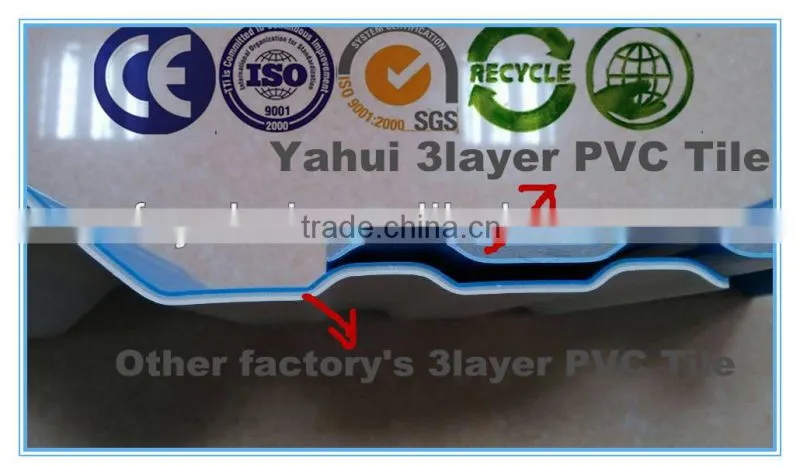pvc plastic roof tile