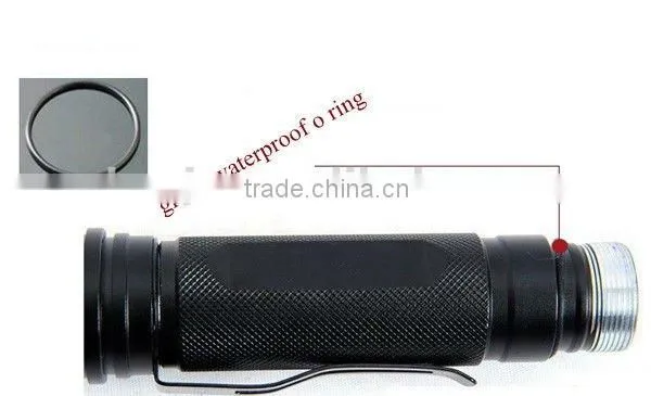 aluminum zoom cree led xml t6 torch with clip