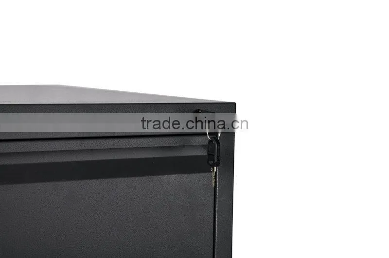 Metal office furniture locker storage 3 drawer vertical steel file cabinet for office