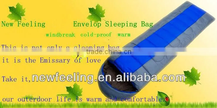 2013 New designed Envelope Sleeing Bag with a Hood